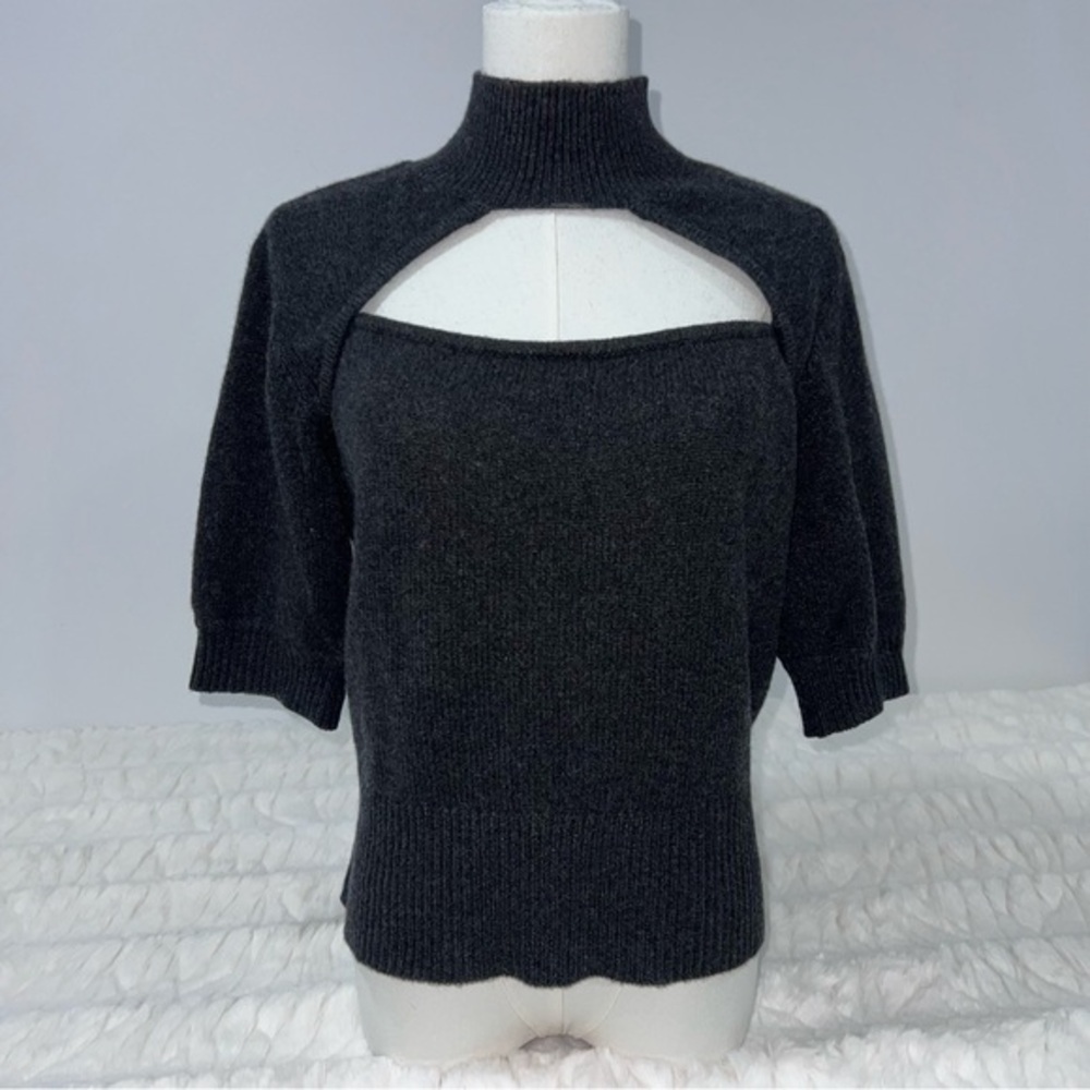 Frame Denim Charcoal Sweater